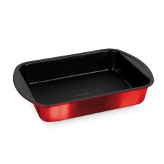 Hlboký pekáč na pečenie s nepriľnavým povrchom 40 x 28,5 cm Berlingerhaus Metallic Line Burgundy BH-8682