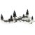Landscaping Lemax 13367 Mill Stream Fork, Set Of 10