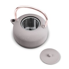 Cast iron tea pot, 1L Berlingerhaus Taupe Collection BH-8939