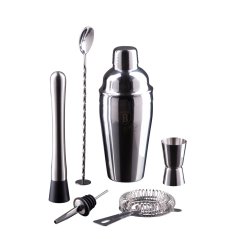 Barmanský kokteilový set 6 dielny Berlingerhaus Black Silver/Matte Black Collection BH-8546