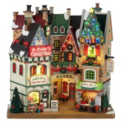 Lighted Building Lemax 15804 Tis The Season Shops