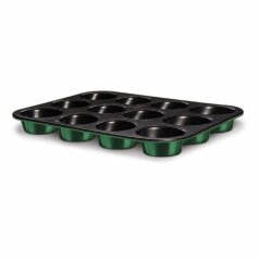 Forma na muffiny s titanovým povrchom 12 ks Berlingerhaus Emerald Collection BH-6460