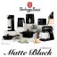 6 pcs knife set with bamboo stand Berlingerhaus Matte Black Collection BH-3136