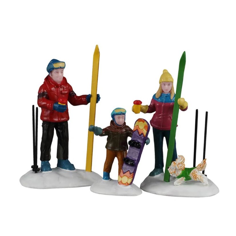 Figúrky Lemax 62634 Rodinná lyžovačka, 3 dielny set Figúrky Lemax 62634 Rodinná lyžovačka, 3 dielny set