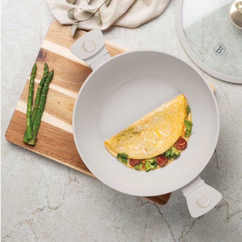 Wok s pokrievkou 30 cm Berlingerhaus Sahara Collection BH-8065