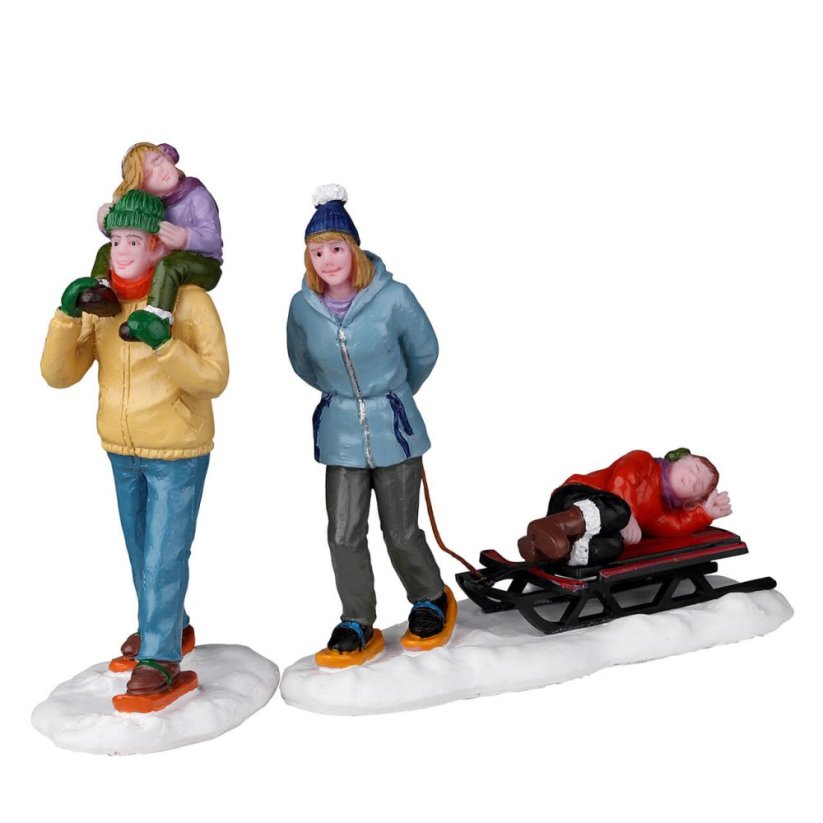 Figurines Lemax 22148 Long Day Snowshoeing