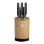6 pcs knife set with bamboo stand Berlingerhaus Matte Black Collection BH-3136