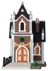 Lighted Building Lemax 55973 Pine Ridge Church
