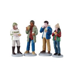 Figurky Lemax 52530 Parta při food trucku