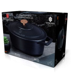 Ťažký liatinový oválny hrniec s vekom 5,56 L Berlingerhaus Strong Mold Seria BH-6518