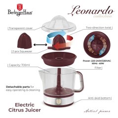 Elektrický odšťavovač na citrusy Berlingerhaus Leonardo Collection BH-9718