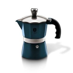 Kávovar na espresso pre 2 osoby Berlingerhaus Metallic Line Aquamarine BH-6477