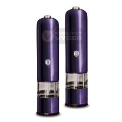 Elektrický mlynček na soľ a korenie 2 dielna sada Berlingerhaus Purple Eclipse Collection BH-9289