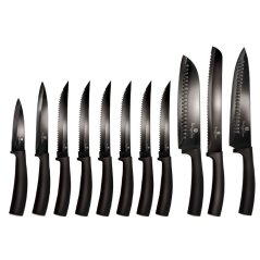 Sada kuchynských nožov 11 dielna Berlingerhaus Shiny Black Edition BH-2608