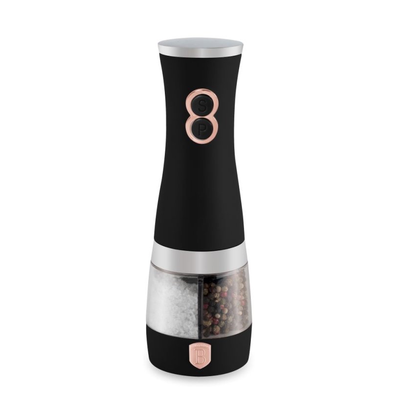 Elektrický mlynček na soľ a korenie 2v1 Berlingerhaus Black Rose Collection BH-9648A-4B