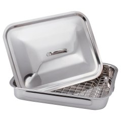 Nerezový pekáč s grilom a pokrievkou Blaumann 37 x 27,5 x 6 cm BL-3329