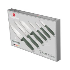 Sada kuchynských nožov 6 dielna Berlingerhaus Matte Green Collection BH-3138