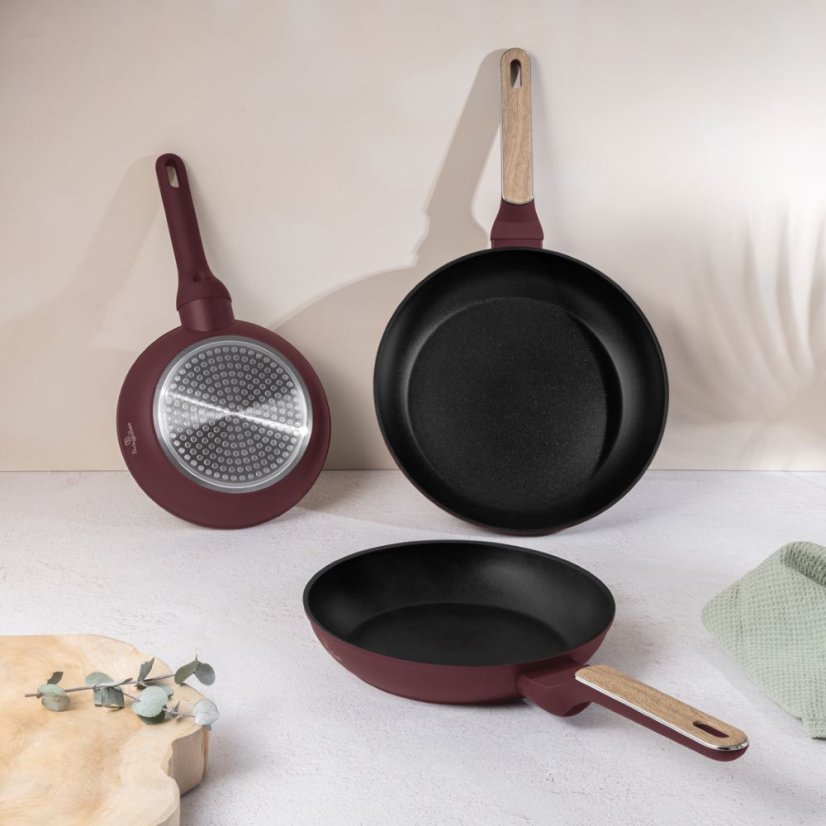 3 pcs frypan set Berlingerhaus Leonardo Nordic Collection BH-8303