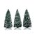 Trees Lemax 34666 Snowy Juniper Tree, Small, Set Of 3