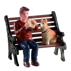 Figurky Lemax 02917 Přestávka na oběd s kamarádem