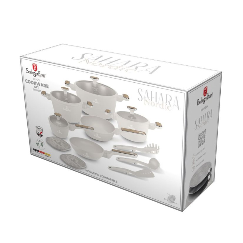 Sada hrncov 15 dielna Berlingerhaus Sahara Nordic Collection BH-8325
