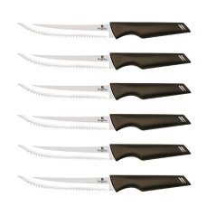 Steakové nože 6 dielna sada Berlingerhaus Shiny Black Edition BH-2784