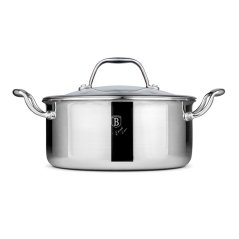 Nerezový kastrol 2,7 L s poklicí Ø 20 cm Berlingerhaus Eternal Collection BH-8508N