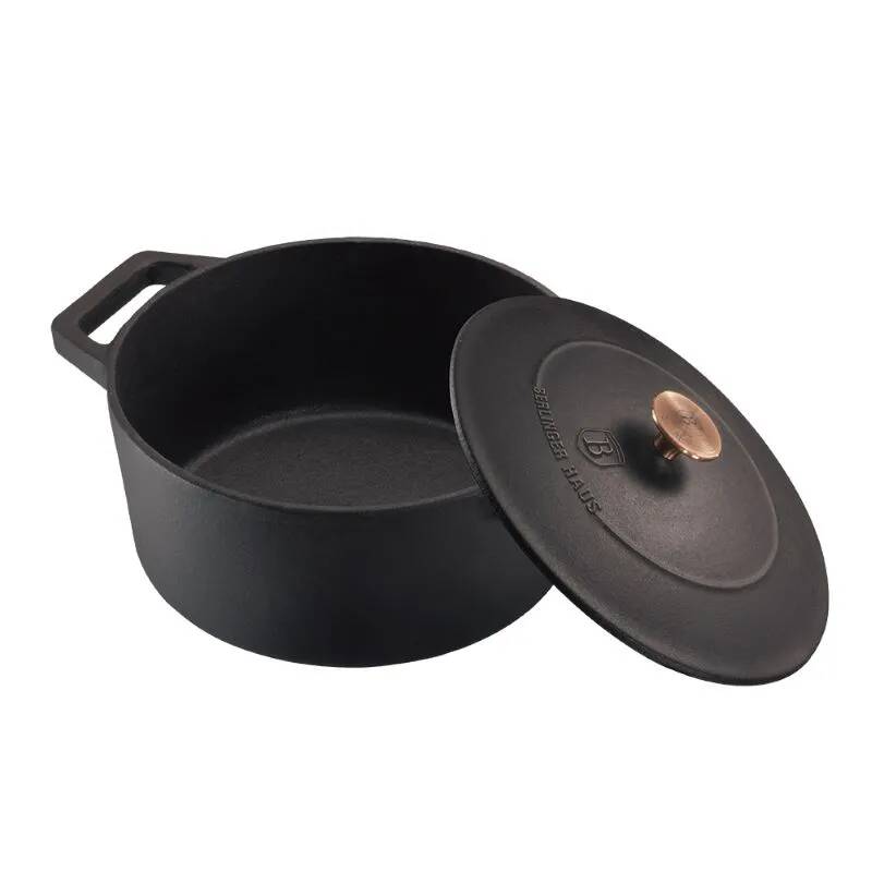 Ťažký liatinový hrniec s vekom Ø 24 cm 4,35 L Berlingerhaus Strong Mold Seria BH-6492