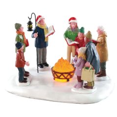 Figúrky Lemax 84362 Koledníci pri ohni