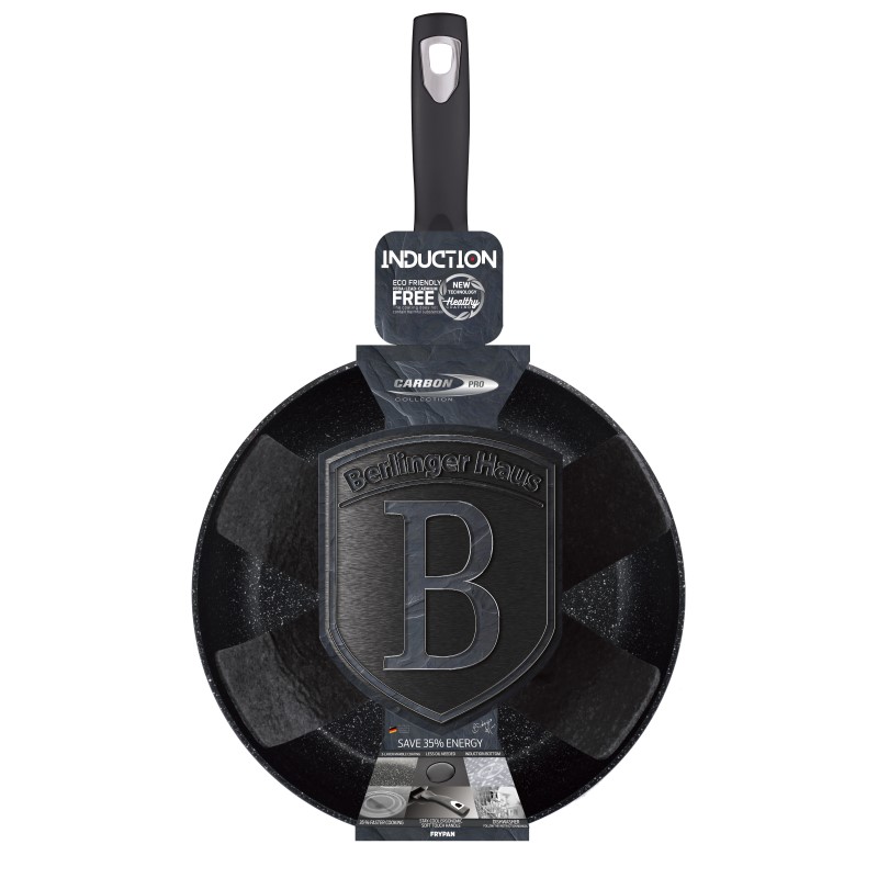 Panvica s mramorovým povrchom 30 cm Berlingerhaus Metallic Line Carbon Pro Edition BH-7122