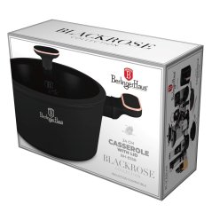Kastrol 4,3 L s poklicí 24 cm Berlingerhaus Black Rose Collection BH-8358