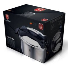 Turbo tlakový hrniec 8 L Berlingerhaus Black Silver Collection BH-1081
