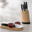 6 pcs knife set with bamboo stand Berlingerhaus Matte Black Collection BH-3136