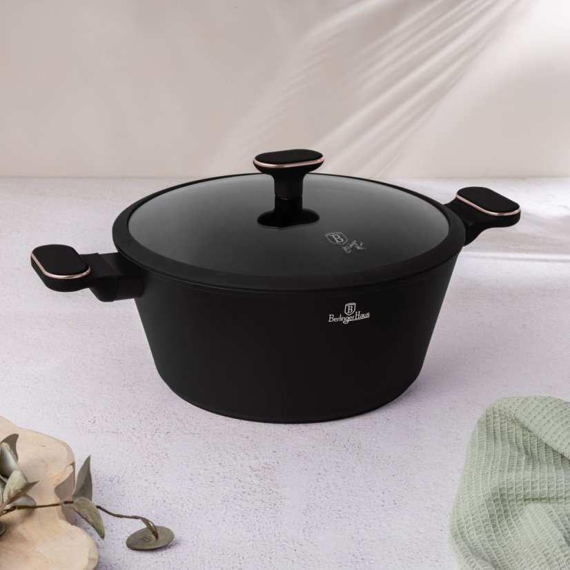 Sada hrnců 15 dílná Berlingerhaus Black Rose Collection BH-8363