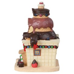 Lighted Building Lemax 85382 Delightful Dip Chocolate Shop