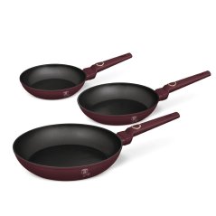 3 pcs frypan set Berlingerhaus Leonardo Collection BH-8048A