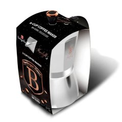 Kávovar na espresso pre 6 osôb Berlingerhaus Moonlight Edition BH-6390
