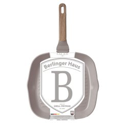 Grilovacia panvica 28x28 cm Berlingerhaus Taupe Nordic Collection BH-8335