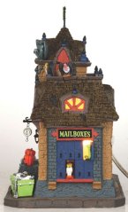 Lighted Building Lemax 45667 Phantom Parcel & Post