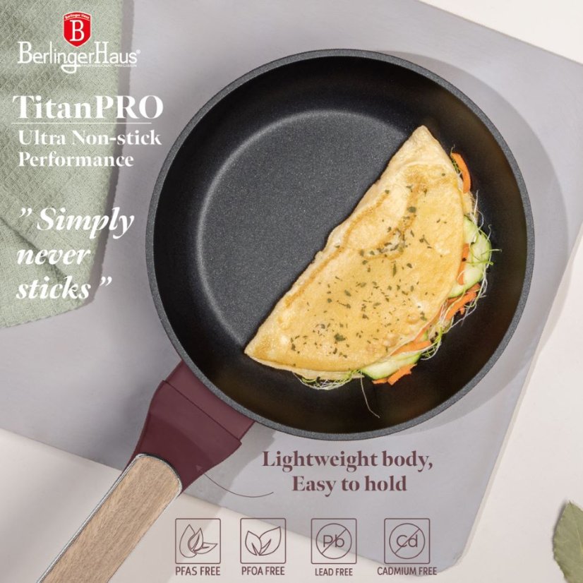 3 pcs frypan set Berlingerhaus Leonardo Nordic Collection BH-8303