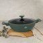 Wok s pokrievkou 30 cm Berlingerhaus Matte Green Collection BH-8160