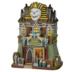 Lighted Building Lemax 25850 That's A Wrap Mummy Mortuary