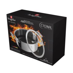 Nerezový kastrol 2,7 L s poklicí Ø 20 cm Berlingerhaus Eternal Collection BH-8508N