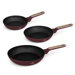 3 pcs frypan set Berlingerhaus Leonardo Nordic Collection BH-8303