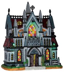 Lighted Building Lemax 65072 All Hallows Cathedral