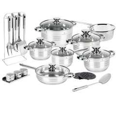 Sada nerezových hrncov 27 dielna Blaumann Gourmet Line BL-4120