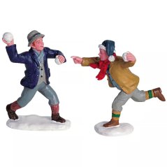 Figurines Lemax 62308 Snowball Fun, Set Of 2