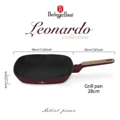 Grilovacia panvica 28x28 cm Berlingerhaus Leonardo Nordic Collection BH-8297