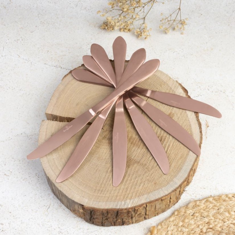 Příbor sada 24 kusů Berlingerhaus Metallic Line Special Rose Gold BH-3076
