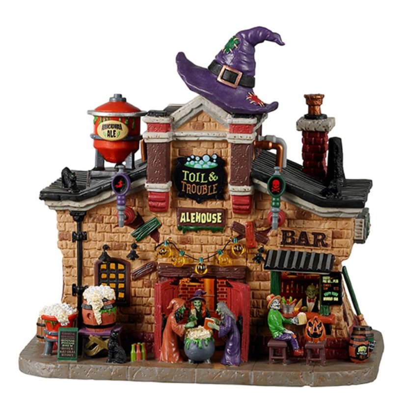 Lighted Building Lemax 25852 Toil & Trouble Alehouse